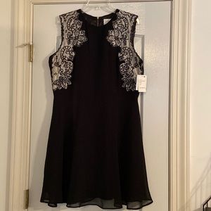 Gorgeous NWT black cocktail dress with lace detail. Size 14, Brand New! 🆕🆕🆕🆕